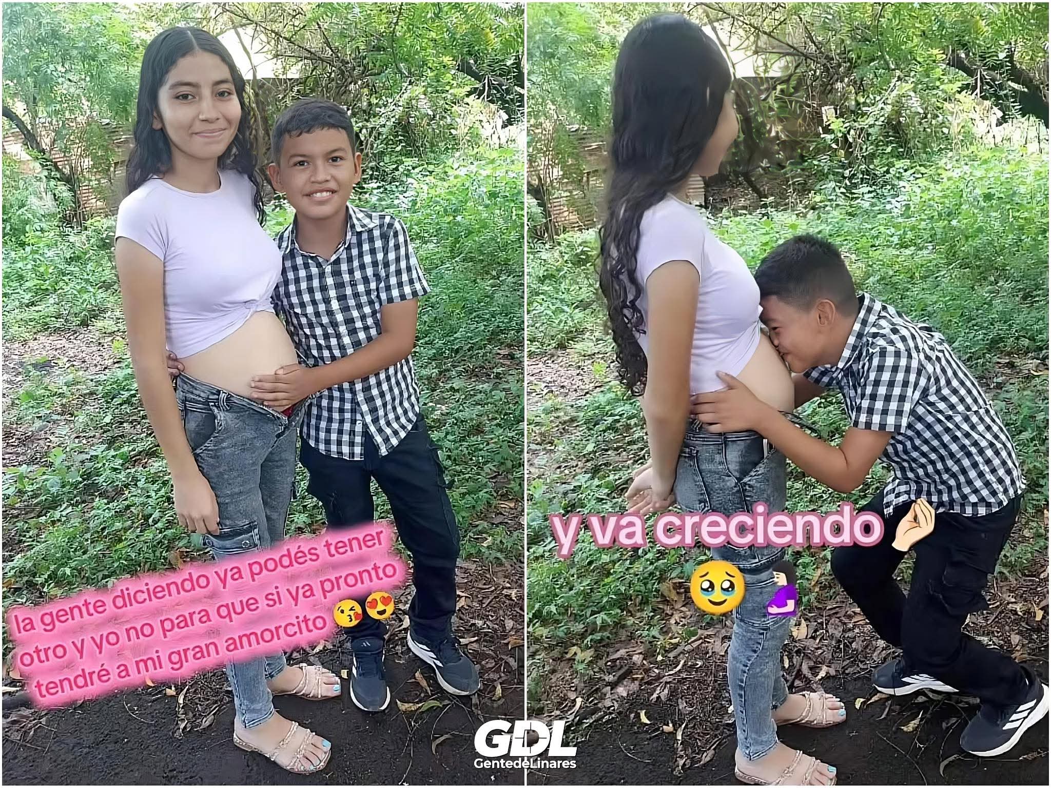 La futura mamá no llega a los 14 años