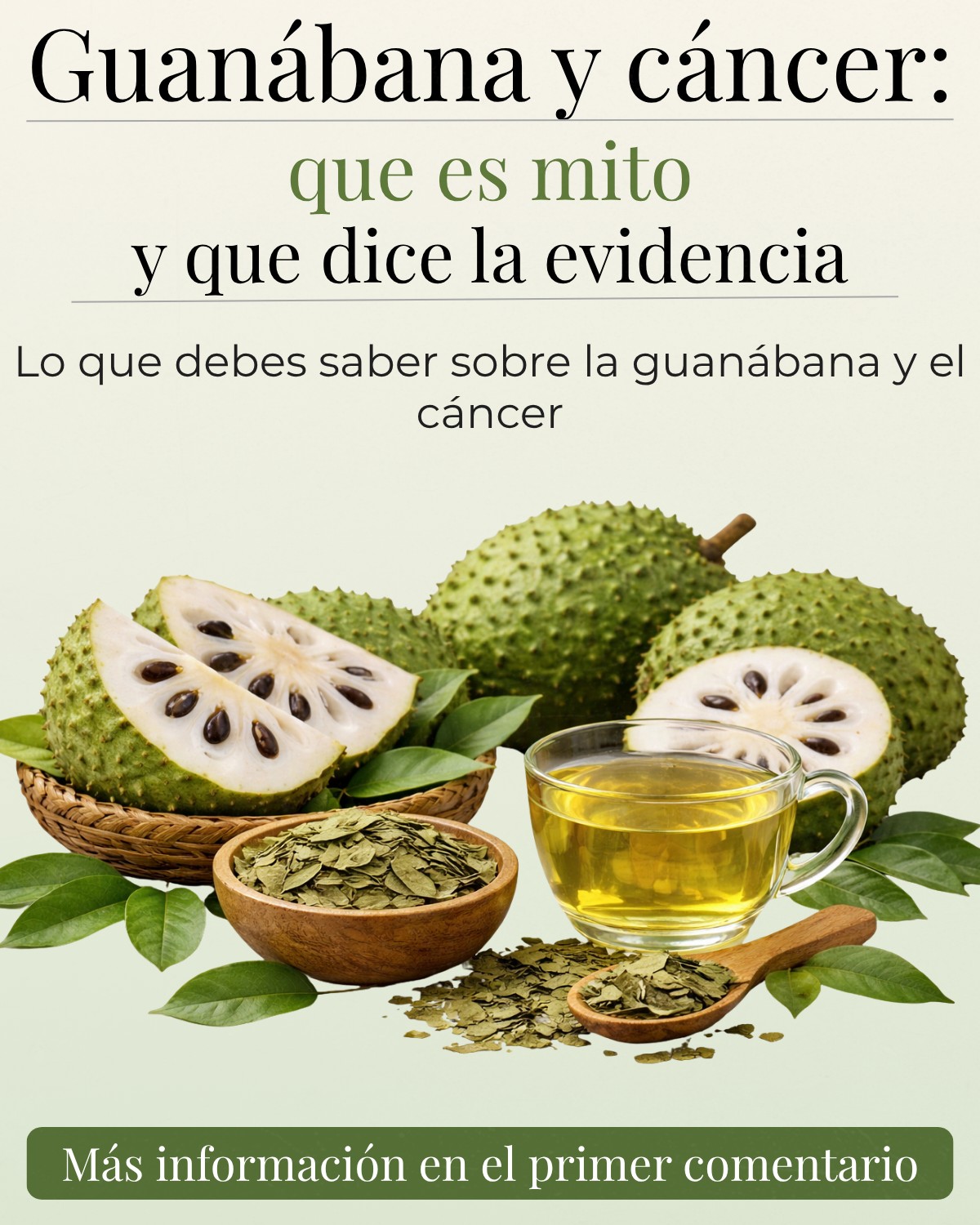 Guanábana y cáncer: mitos y lo que dice la ciencia